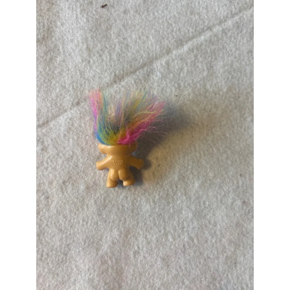 Mini Troll Doll‎ Rainbow Hair Vintage Collectible Toy